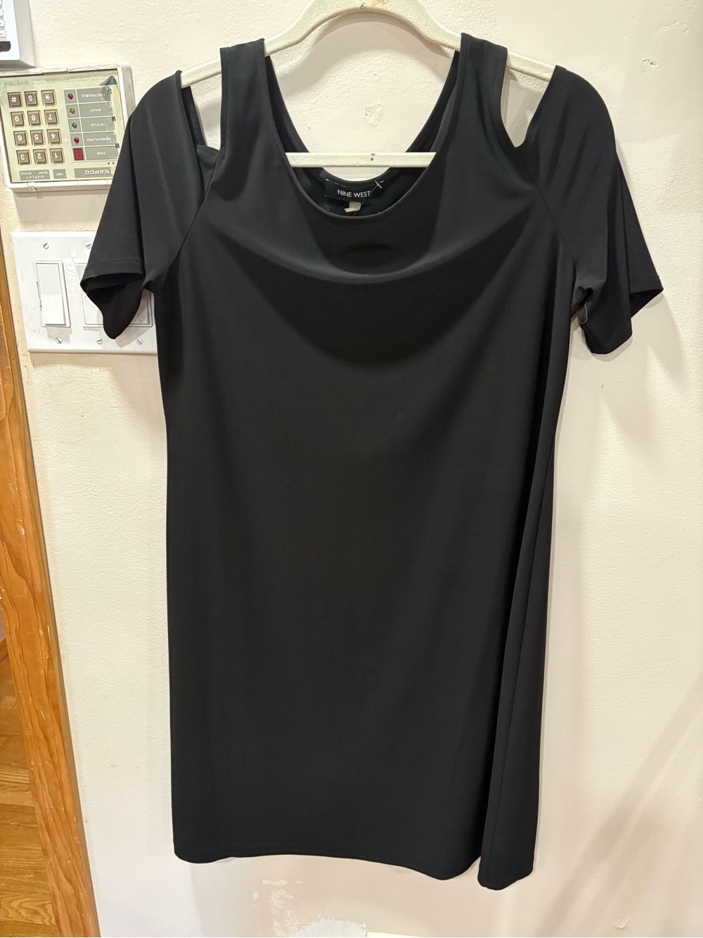 Nine West Black Crewneck Top